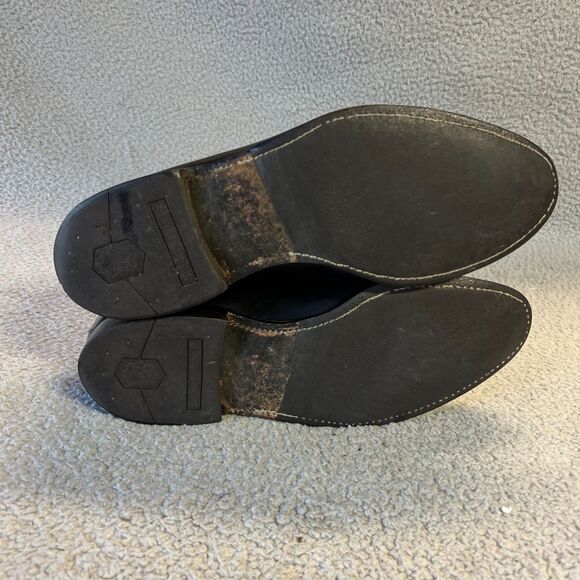 Allen Edmonds Dress Shoes Mens 10.5 D Black Manchester Tassel Loafers 8507 main image 8